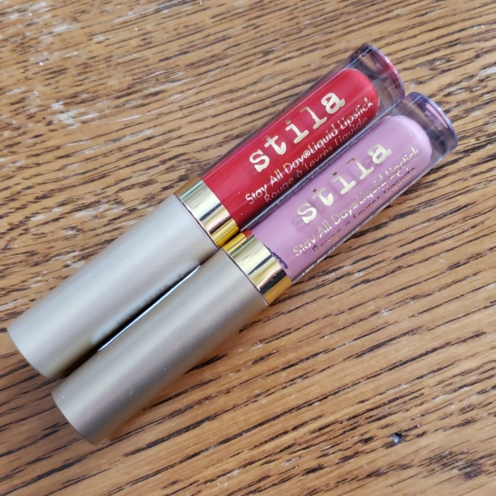 Stila Stay All Day liquid lipsticks Beso & Patina